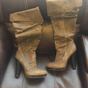 Jessica Simpson OTK boots